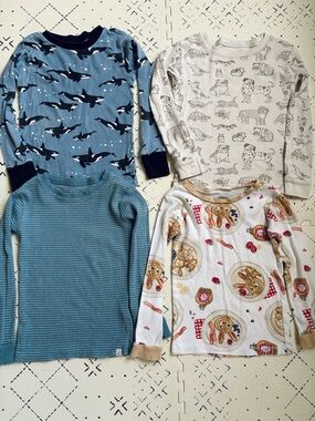 4 Organic Cotton pj tops